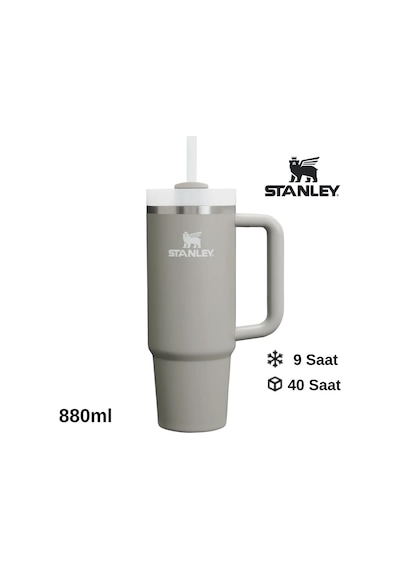 Stanley Quencher H2.0 Flowstate 0.89 L Pipetli Çelik Termos Gri