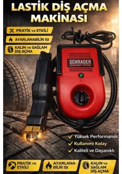 Lastik Diş Açma Makinası Ve 3-4 Numara Diş