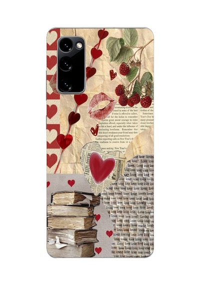 Samsung Galaxy Uyumlu S20 Fe Yumuşak Desen096 Çok Renkli
