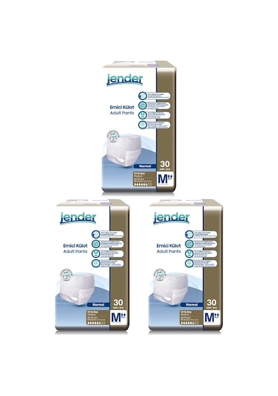 Jender Emici Külotlu Yetişkin Hasta Bezi M 90 Adet