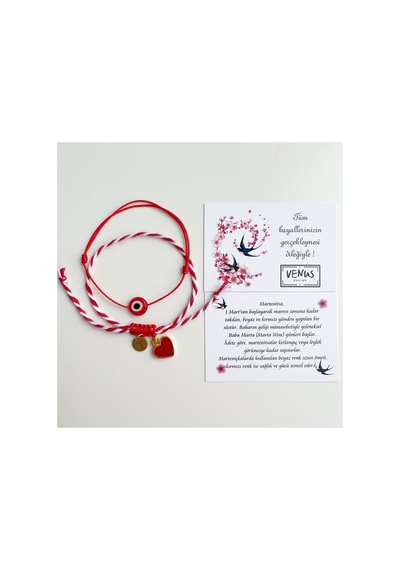 Marteniçka Bileklik Koyu Kırmızı 14216347