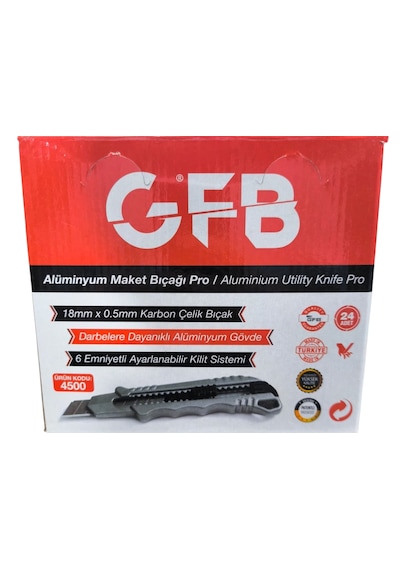 Gfb Alüminyum Maket Bıçağı