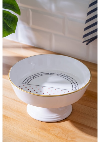 Acar Feel Good Ayaklı Sunum Tabağı - 23 Cm