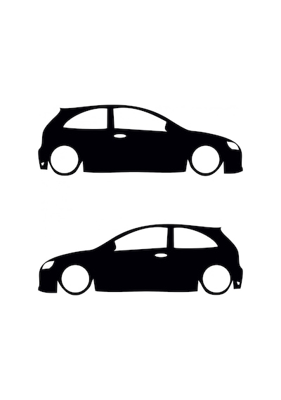 Opel Corsa Sticker Etiket Yapıştırma