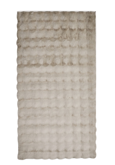Yünteks Bubble Kabartmalı Peluş Post Halı 90x150 Vizon