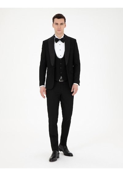 Pierre Cardin Erkek Siyah Smokin 50285477-Vr046 Siyah