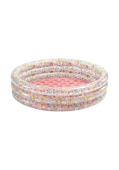 Ih58427 Intex 3 Boğumlu Çiçek Desenli Bebek Havuzu 86x25cm Pembe