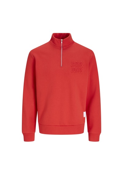 Jack & Jones Jornewove Sweat Hıgh Neck Baw25 Kırmızı