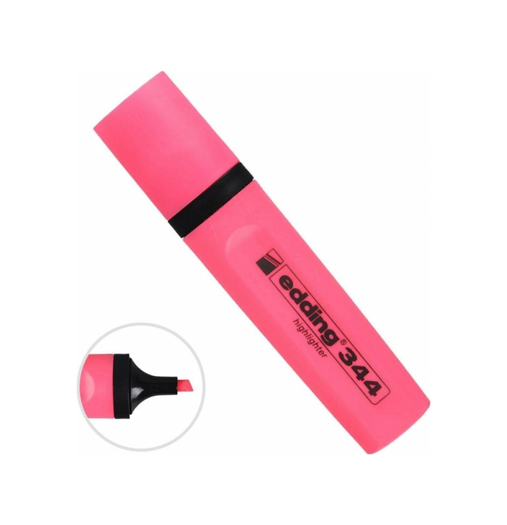 Eddıng E-344 Pembe Fosforlu Kalem Beyaz