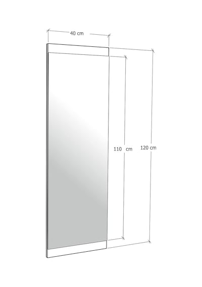 Boy Aynası Dekoratif Basic 40x120 Cm Çok Renkli