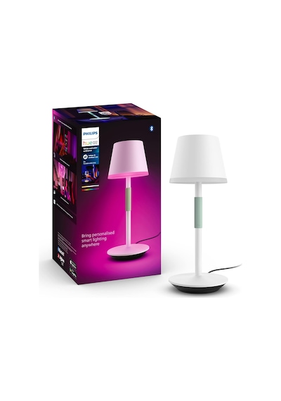 Philips Hue Go Belle Taşınabilir Akıllı Masa Lambası - Beyaz