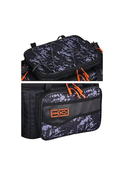 Fujin Yeni Black Camo Helper Bag Balıkçı Çantası 31x20x20cm