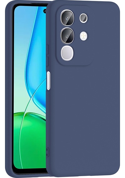 Vivo Y29 4g Kılıf Zore Mara Lansman Kapak Lacivert