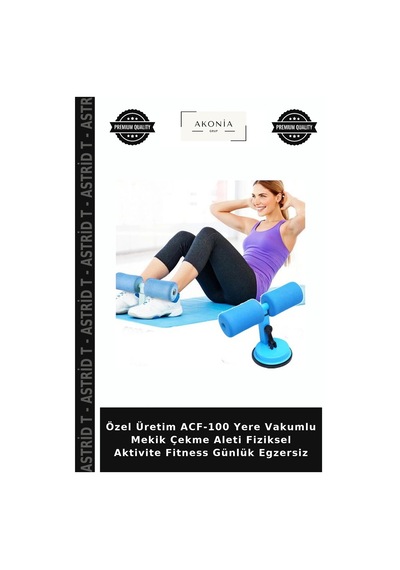 Özel Üretim Acf-100 Yere Vakumlu Mekik Çekme Aleti Fiziksel Aktivite Fitness Günlük Egzersiz