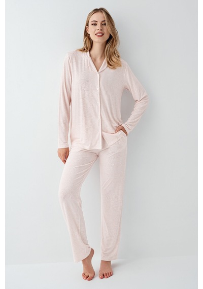 Arnetta Kadın Pembe Gömlek Pijama Ar3418-s-v1 Pembe