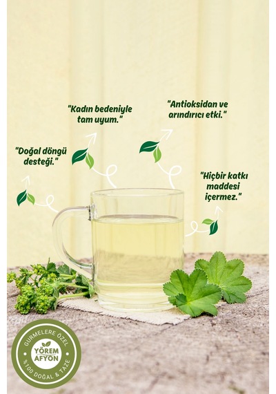 Yörem Afyon Kadınların Destekçisi Yüksek Rakım Mahsulü Testere Dişli Aslan Pençesi Alchemilla Vulgaris 30gr.