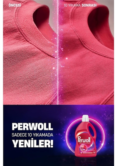 Perwoll Geliştirilmiş Renkli Sıvı Çamaşır Deterjanı 2970 Ml 0.75 LT - 2.5 LT - 12 KG