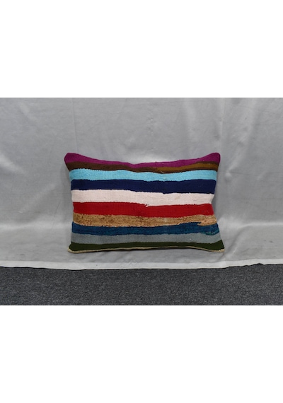 Zehra Abla Halı Yeni El Dokuma Dekoratif Kilim Kırlent Yastık Kılıfı 6241