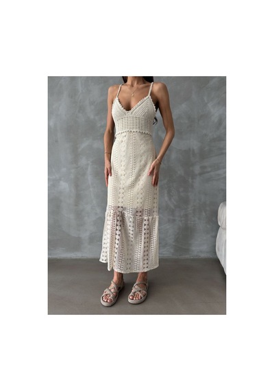 Verymoda Dantel Elbise D2605 Ham