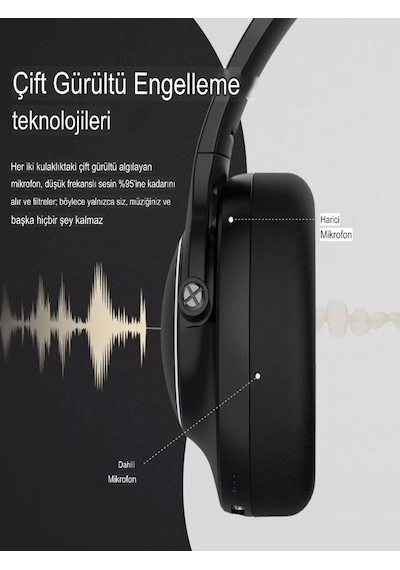 Obingo BT80 Wireless Bluetooth 5.0 Kulak Üstü Kulaklık