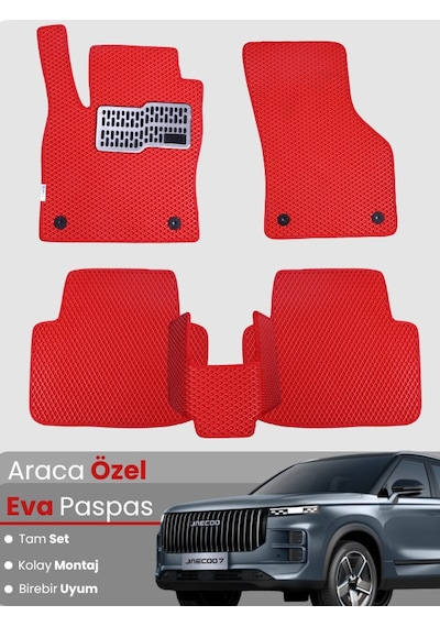 Jaecoo 7 - J7 2024-2025 Uyumlu Eva Paspas Tam Set Araca Özel Tasarım, Su Geçirmez,kolay Montaj 423