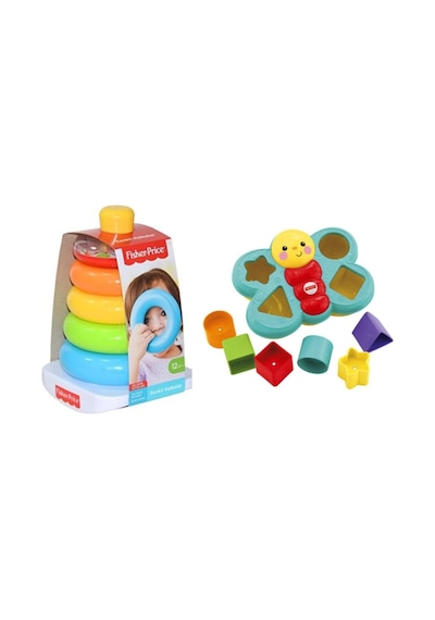 Fisher-price Şekil Eşleştirme Arkadaşı Kelebek Ve Renkli Halkalar