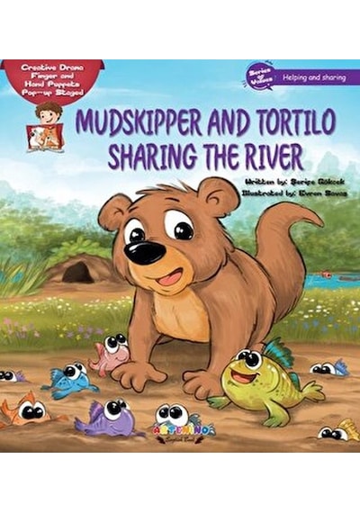 Mudskipper And Tortilo Sharing The River Creative Drama Finger And Hand Puppets Pop-up Sta - Qhdh-613812