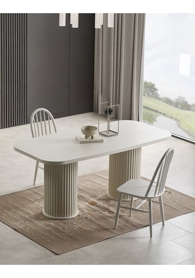 Prada Mdf Yemek Masası Aytaşı Prada Mdf Yemek Masası Aytaşı
