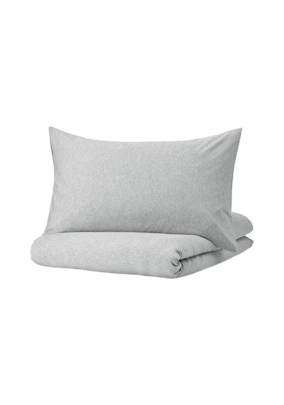 Bonjardinhome Gri Pamuklu Yastık Kılıfı 2 Adet 50x70cm Gri
