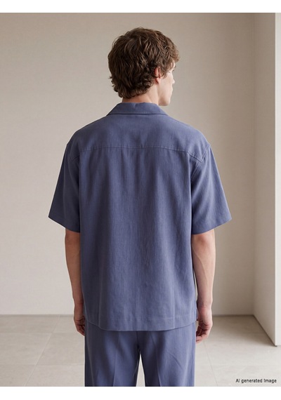 Lcw Vision Mavi Loose Fit Erkek Gömlek