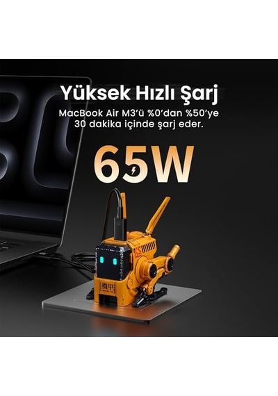 Gravastar Alpha 65 W Gan Hızlı Şarj Cihazı, Çoklu Soketli 3 Bağlantı Noktalı Hızlı Şarj Cihazı, Birleşik Krallık/ab/abd İçin Evrensel Şarj Cihazı, İphone, Macbook, İpad, Galaxy Sarı Gravastar Alpha 65 W Gan Hızlı Şarj Cihazı, Çoklu Soketli 3 Bağlantı Noktalı Hızlı Şarj Cihazı, Birleşik Krallık/ab/abd İçin Evrensel Şarj Cihazı, İphone, Macbook, İpad, Galaxy Sarı