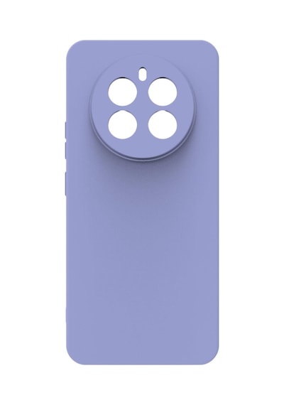 Realme 12 4g Kılıf Kamera Korumalı Silikon Rubber Arka Kapak Lila