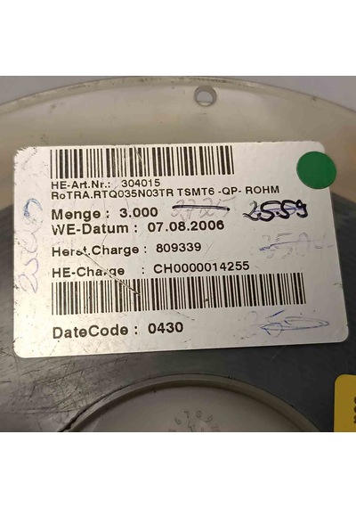 Rtq035n03tr 3.5a 30v 6pın Smd Rohm Smd Transistör 19 Adet