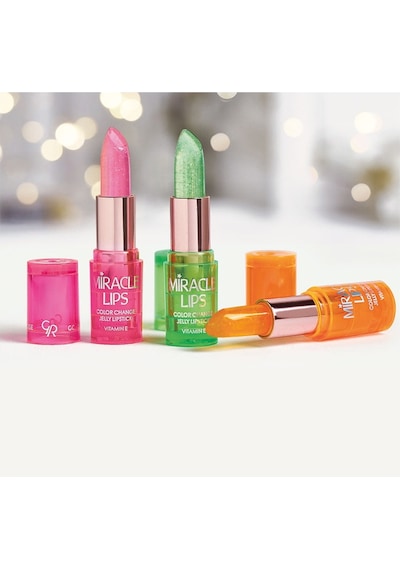 Golden Rose Miracle Lips Color Change Jelly Lipstick No:103 Natural Pink