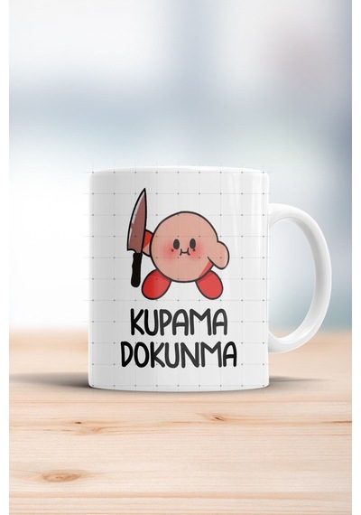 Kupama Dokunma Kupa Bardak Beyaz