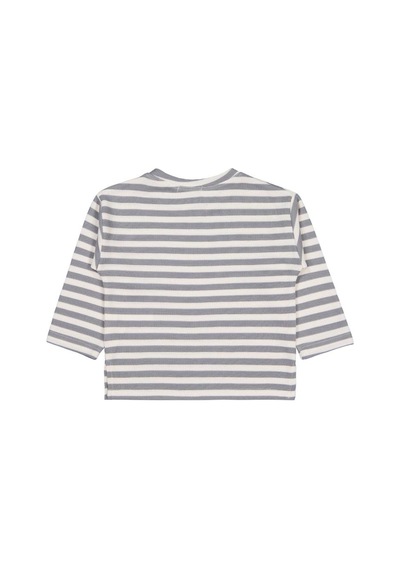 Civil Boys Kendinden Çizgili 2-5 Yaş Sweatshirt - Gri