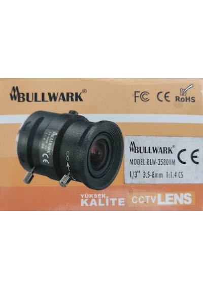 Bullwark BLW-3580VM 8 MM Yüksek Kalite Cctv Lens