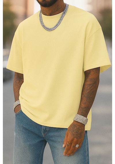 Bnrq8 Unisex Tişört Sari
