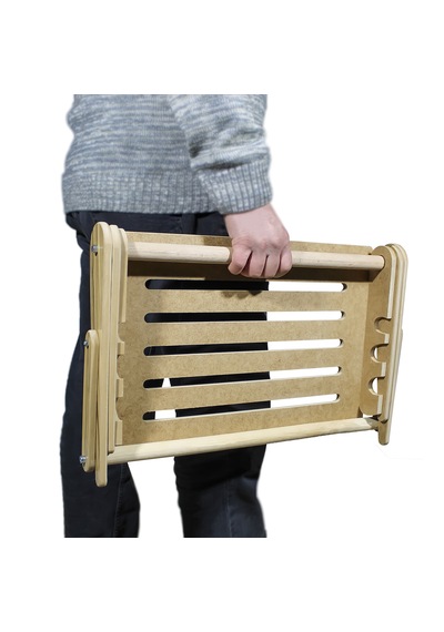Dzgn Home Katlanabilir Laptop Standı Ahşap Laptop Sehpası Ceviz