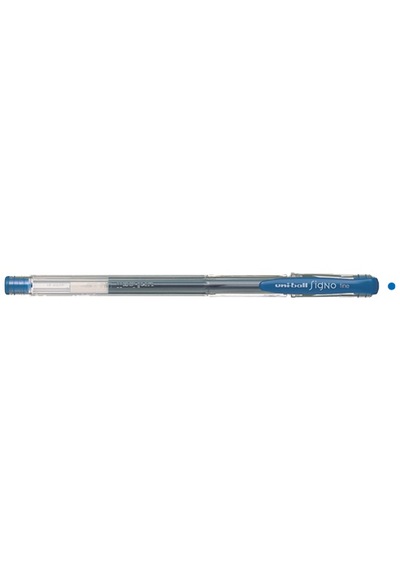 Uni-ball Roller Kalem Signo Fine Jel Bilye Uç 0.7 Mm Mavi Um-100 Çok Renkli