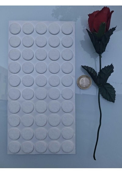 Keçe 90748 Hrd 4 Paket 20 Mm Beyaz Masa Sandalye Koltuk Baza Ayak Çizdirmez Yapışkanlı