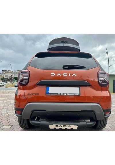 Dacia Duster Arka Tampon Koruma Siyah Pak26