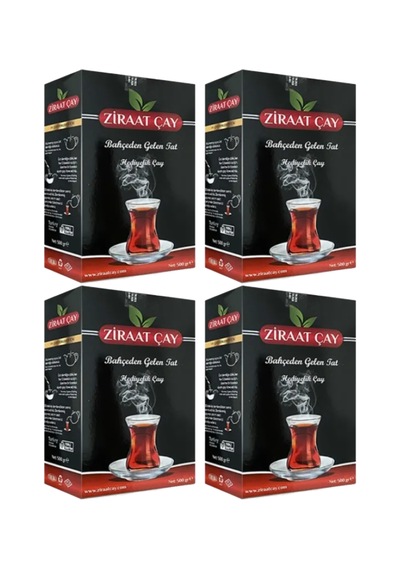 Ziraat Çay Siyah Hediyelik 500 Gr X 4 Adet