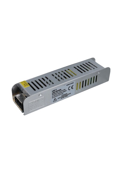 Ayt Ledx Aln-m1210s 12 Volt 10 Amper 120 Watt Slim Metal Kasa Adaptör Şerit Led Güvenlik Kamerası Adaptörü 190x48x38mm