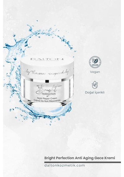 Lekeli Ciltler Için Niasinamid/hyaluronik Asit Içeren Bright Perfection Anti Aging Gece Kremi - 130391950