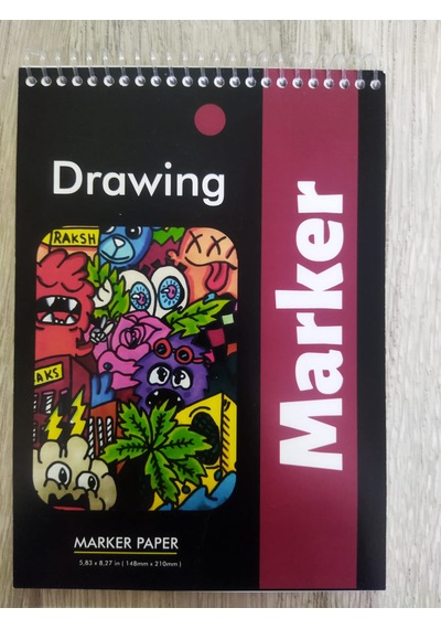 Koala Marker Çizim - Çizim Defteri A5 Beyaz