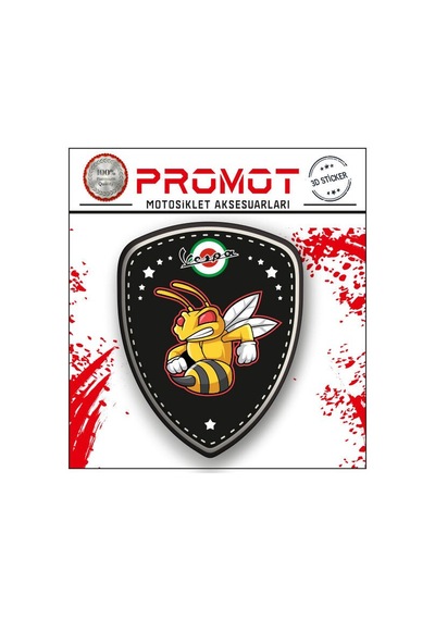 Vespa Damla Logo Sticker 25 Diğer