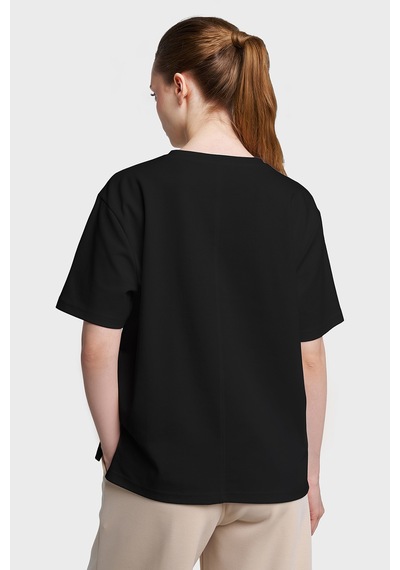Lescon Kadın Kısa Kollu T-shirt 26y-2129 Siyah