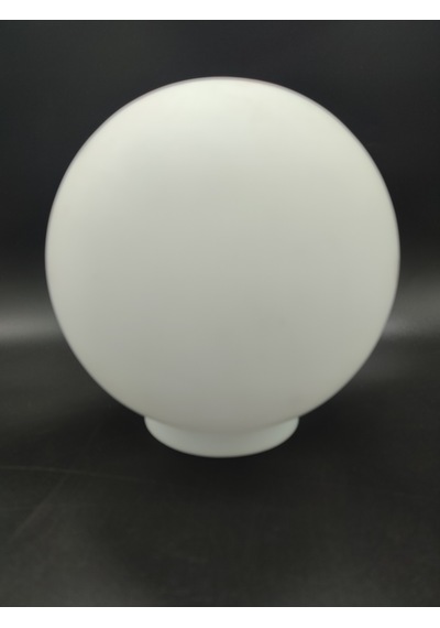 Osmanlı Avize Camı.H-Hakiki Opalin.grifli.Çap:20.00cm-Yuva::10.00cm Süt Beyaz - Mat