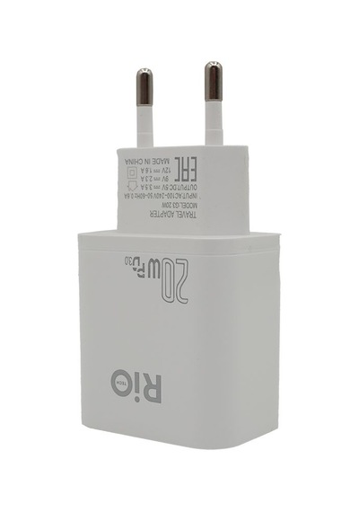 Rio Tech Model G3 20w Hızlı Şarj Adaptörü Usb Power Delivery 3.0